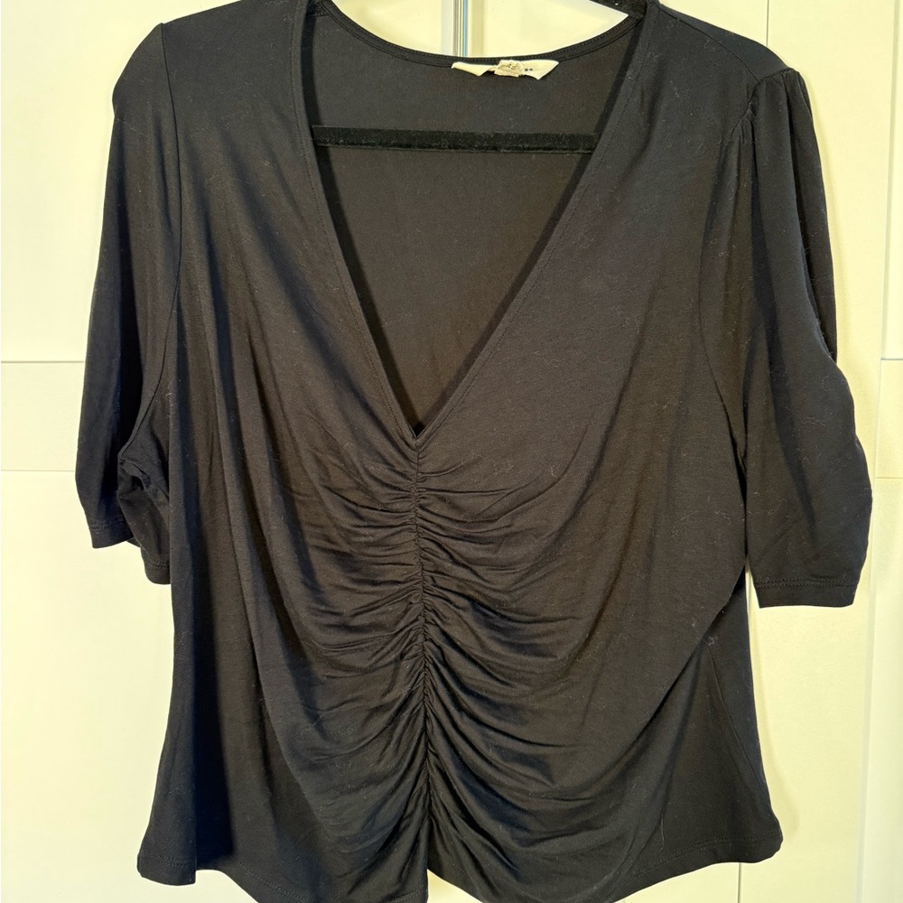 Boden black short sleeve shirt